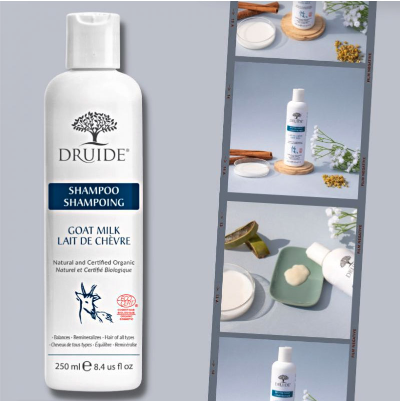 Shampoing bio nourrissant et hydratant au lait de chèvre